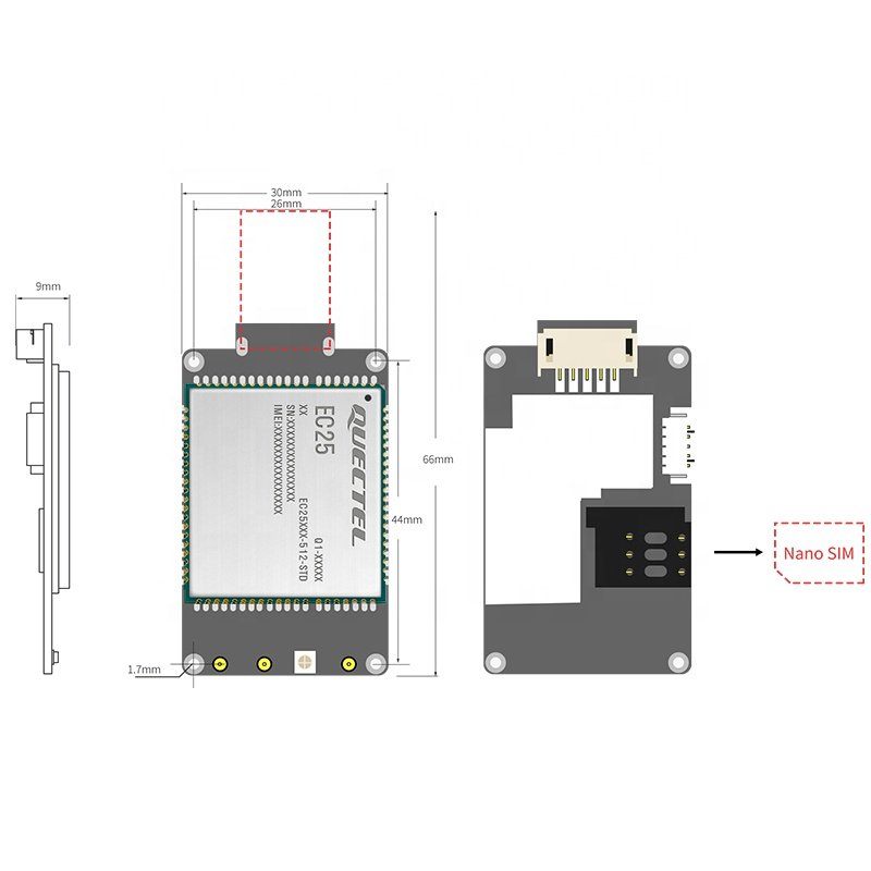 3G 4G Unlock Modem EC25-AF LTE Module USB Dongle 150mbps Cat4 With SIM Card Slot External Antenna Port USB USA Canada LATAM